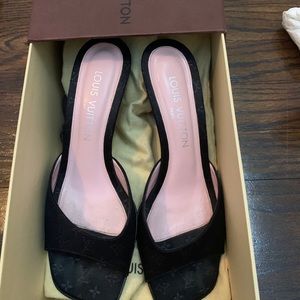 Vintage Louis Vuitton Slide Heels